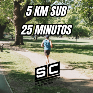 5 KM sub 25 minutos
