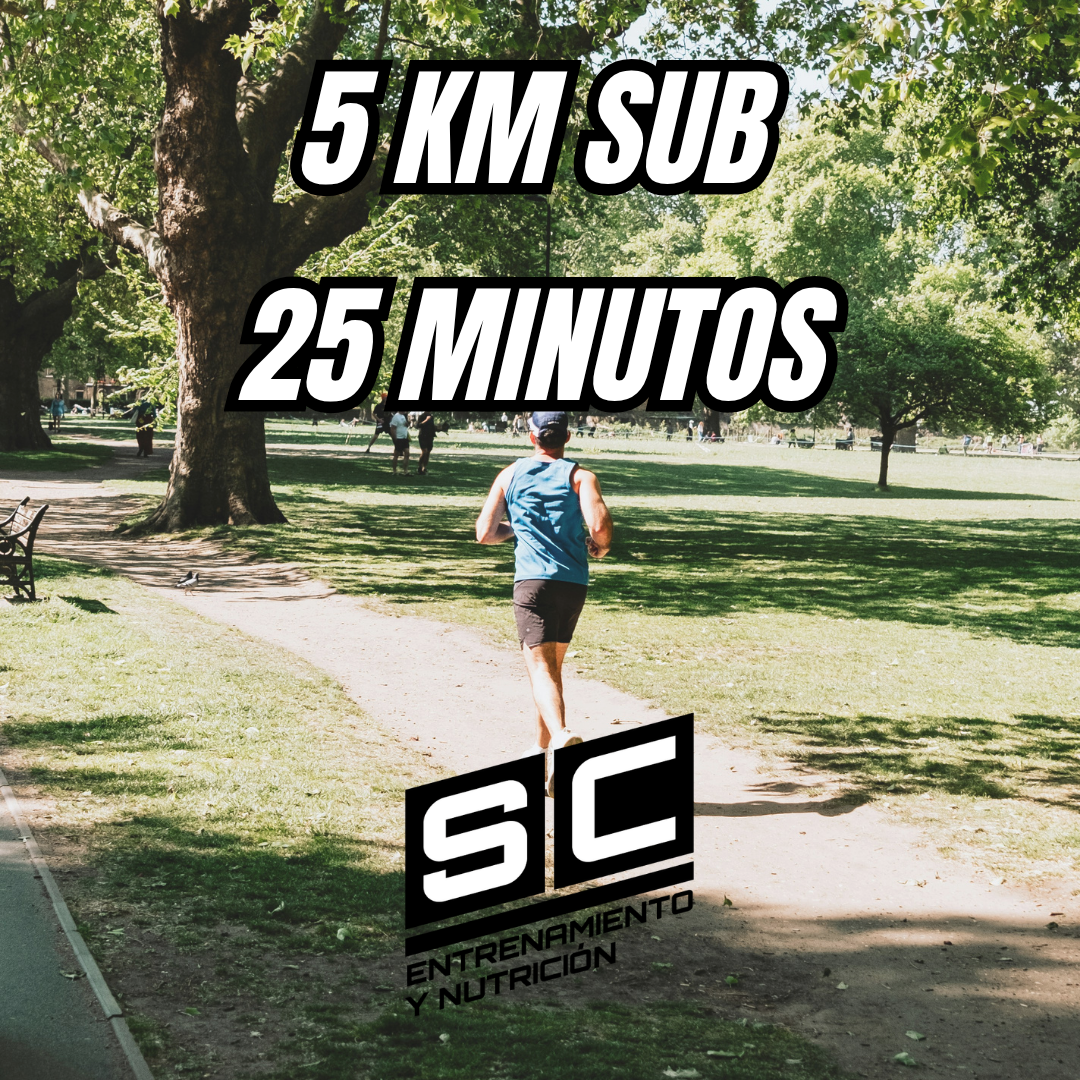 5 KM sub 25 minutos