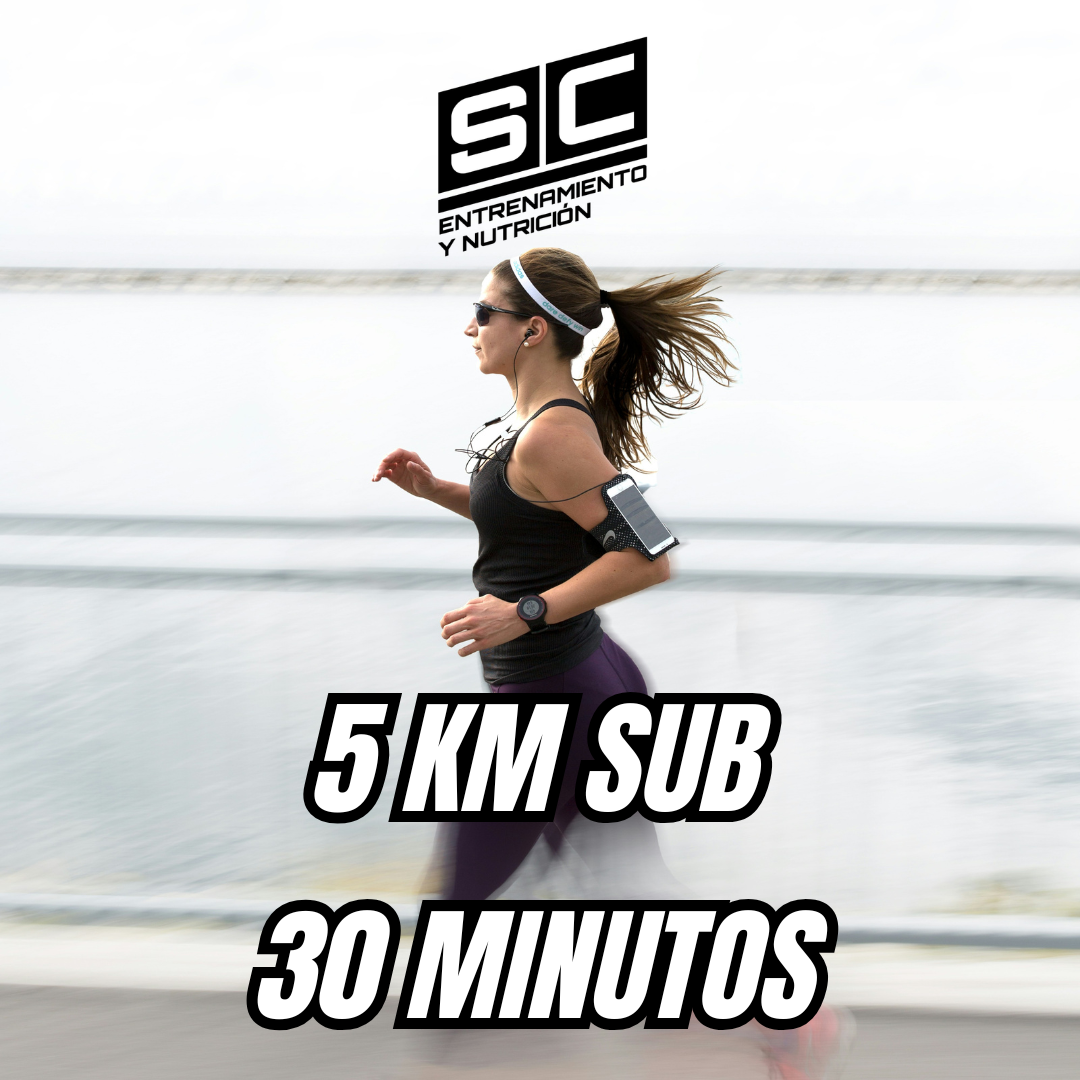 5 KM sub 30 minutos
